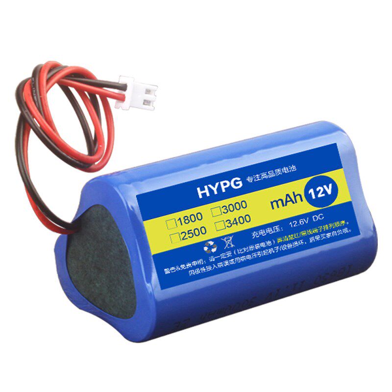 12V三串三角品字监控设备/航模/筋膜枪/音箱11.1V 18650锂电池组