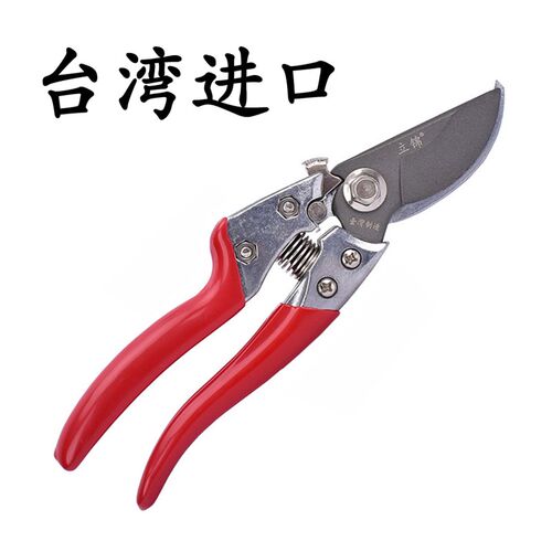 台湾进口SK5钢修枝剪园林果树剪刀粗枝花剪省力树枝修花园艺剪刀
