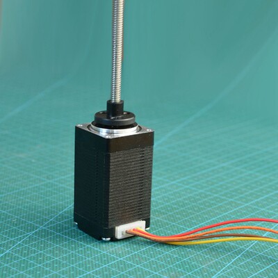 究其科技 丝杠直线步进马达NEMA11 长度150MM 3D印表机雕刻机配件