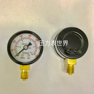 压力表 Y-40 0-2.5mpa 350psi 直径40mm 螺纹M10x1 径向 25bar kg