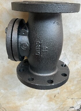 旋启止回阀圆肚短款旋启止回阀h44t-16 天津款短止回阀50-150