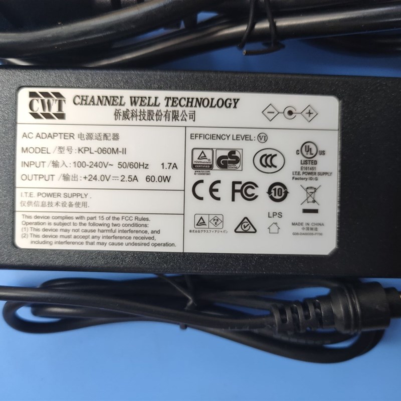 侨威适用Haider无锡海德开关电源适配器24V2.5A电源线HDAD60W104