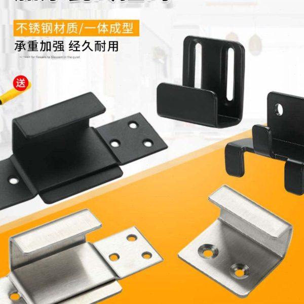 。不锈钢挂码瓷砖专用挂件墙面展示板勾子干U形固定卡扣连接件挂