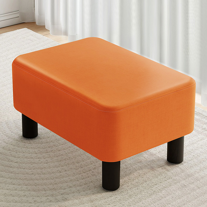 猫抓皮凳家用简约小凳子长款沙发凳木质矮凳门厅换鞋板凳休闲长凳