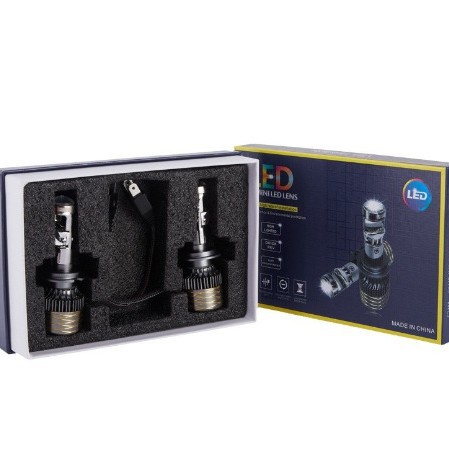 A80新款汽车LED透镜大灯雾灯H4/H7/H11/9005鱼眼小透镜远近光