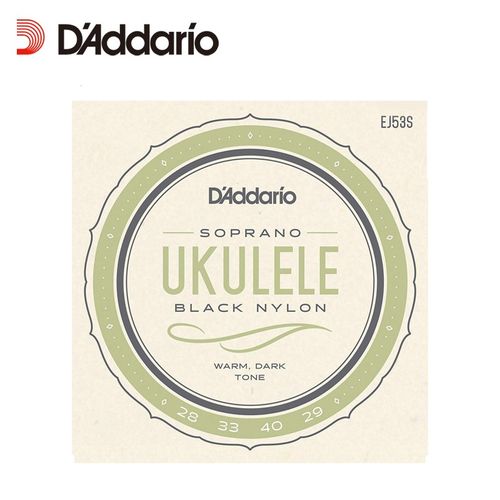 达达里奥EJ53黑尼龙低音高音次中音尤克里里弦乌克里里吉他弦