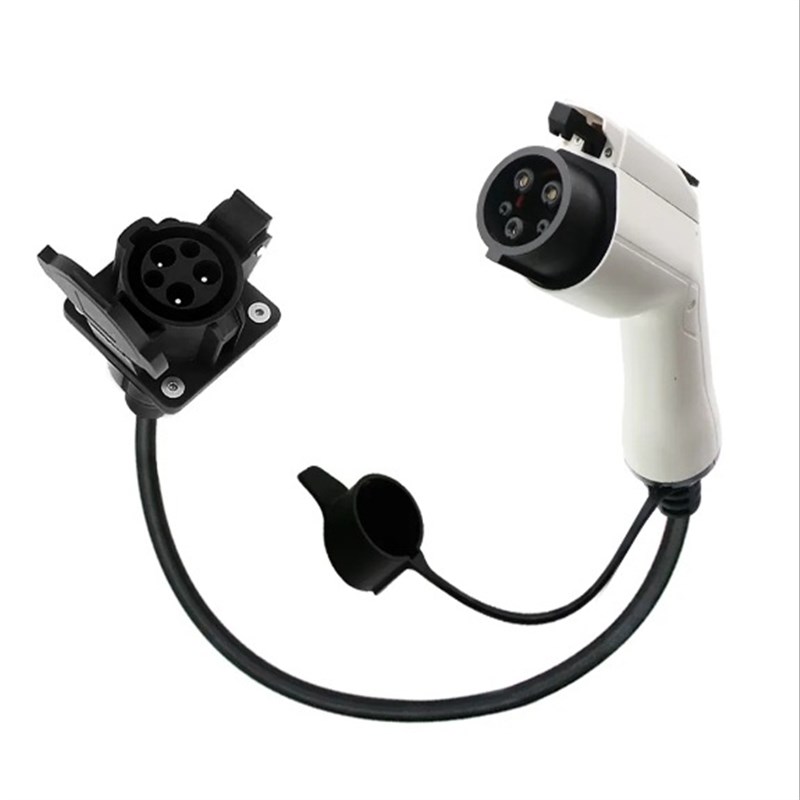 J1772电动汽车插头电动充电电缆充电器适配器带R插座的2型1延长线