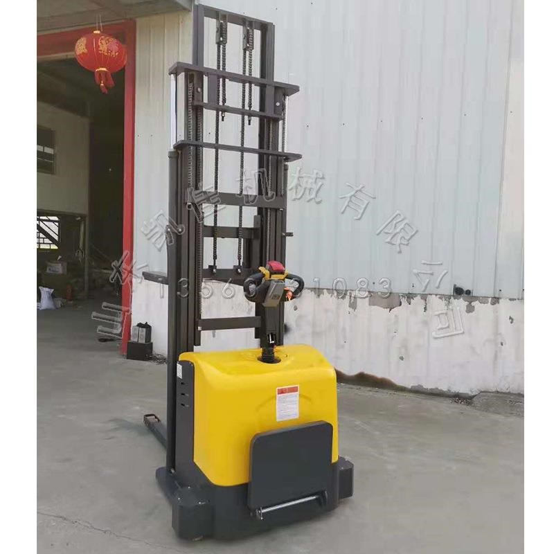 液压电动堆高车 k手推式升高车 半自动叉车 P全自动半自动装卸车