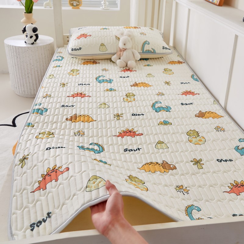 夏季冰丝席学生宿舍乳胶凉席单双人软席子寝室上下铺夏天床垫