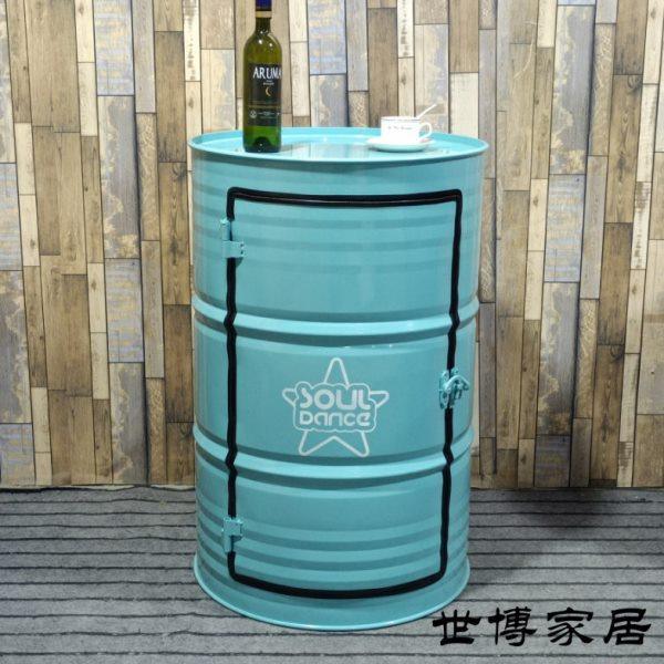 油桶改造酒吧桌LOFT储藏柜商用创意复古吧台桌个性装饰成列收纳柜,住宅家具,大理石餐桌,淘宝优惠券,粉丝福利购,淘宝优惠卷