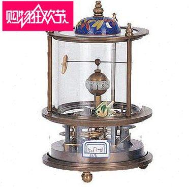 仿古钟表 欧式座钟 古典机械座钟 纯铜座钟趣味系列 玻璃鱼缸钟