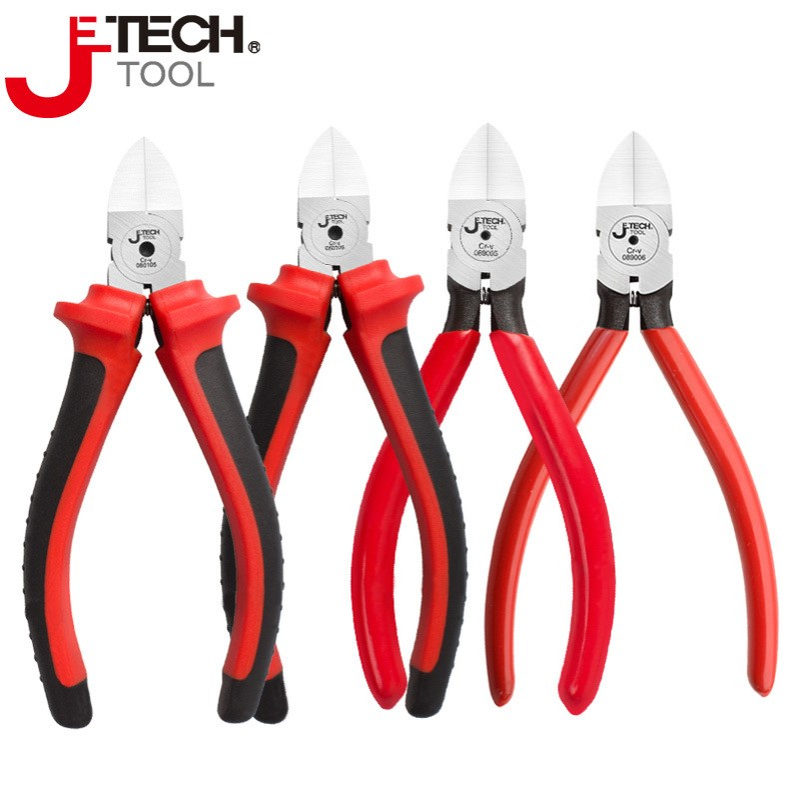 捷科PP-6S斜嘴钳水口钳斜口钳剪线钳电子钳剪钢丝铬钒钢6寸155mm