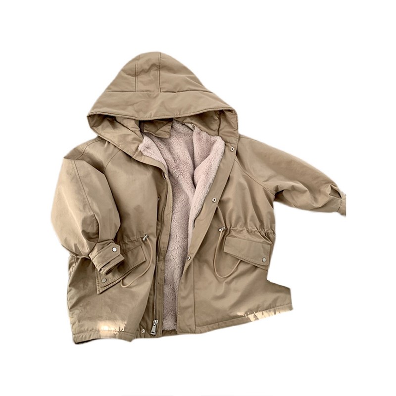 300斤大码女装学院风连帽棉服秋冬新款黑色加绒保暖连帽棉衣外套