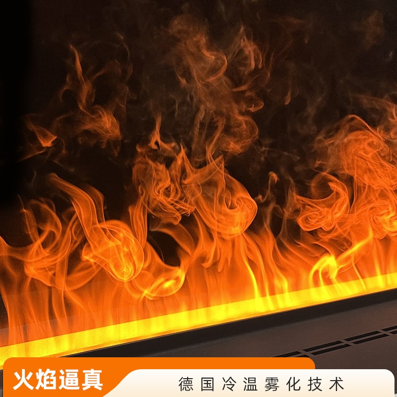 雾化壁炉彷真火家用4d法式x装饰客厅电视柜嵌入式电子火焰加湿器