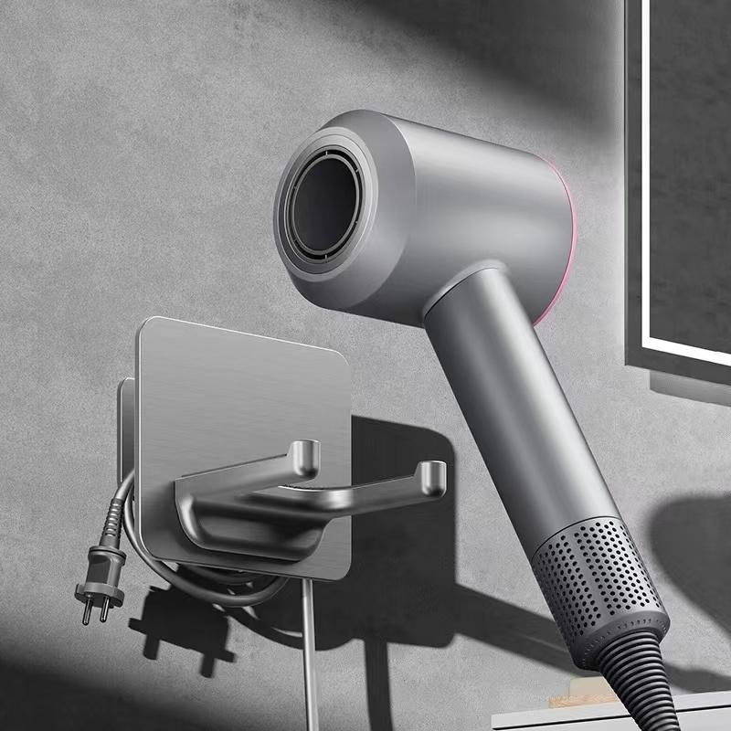 德国唯宝吹风机置物架免打孔卫生间点吹风机支架风筒收纳架酒店