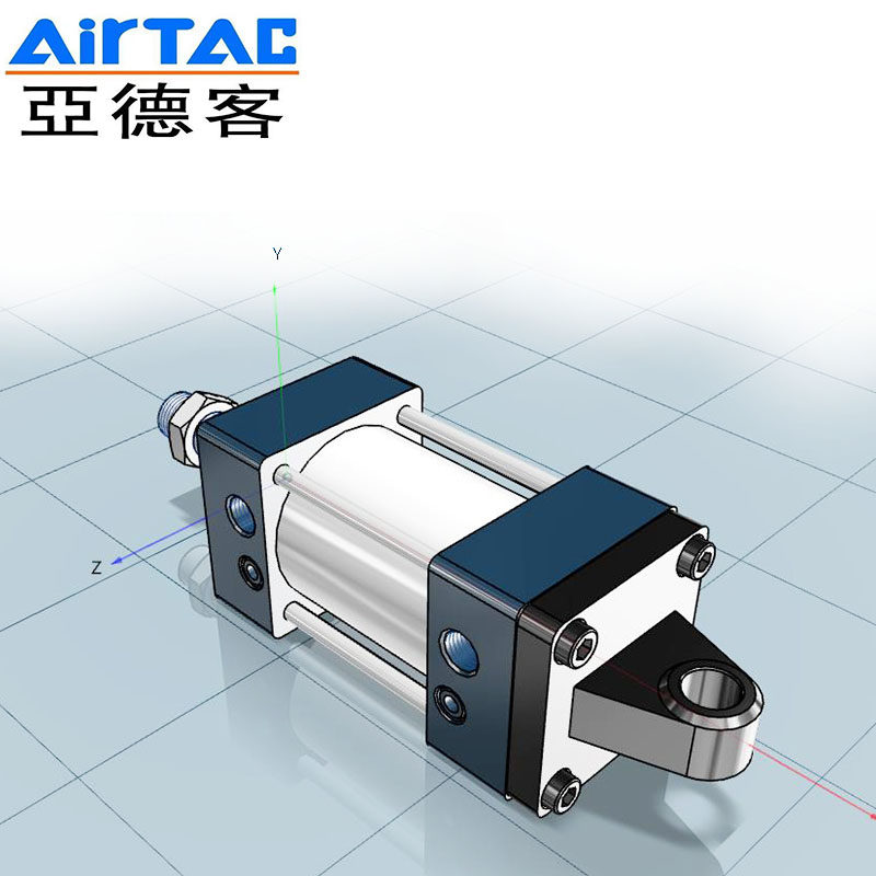 SC标准气缸底座CA法兰板LB支架CB双耳单CA中摆TCM1固定安装附件SU