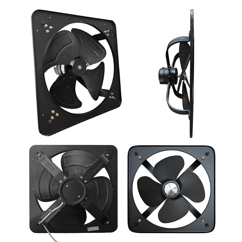 九州普惠FAD方形换气扇220V百叶窗式静音排风家用厨房油烟排气扇