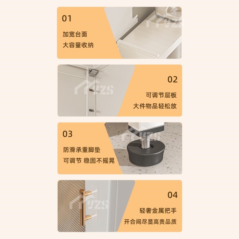 杯子收纳置物架家用桌面水杯咖啡B杯茶杯茶具收纳柜多功能置物架