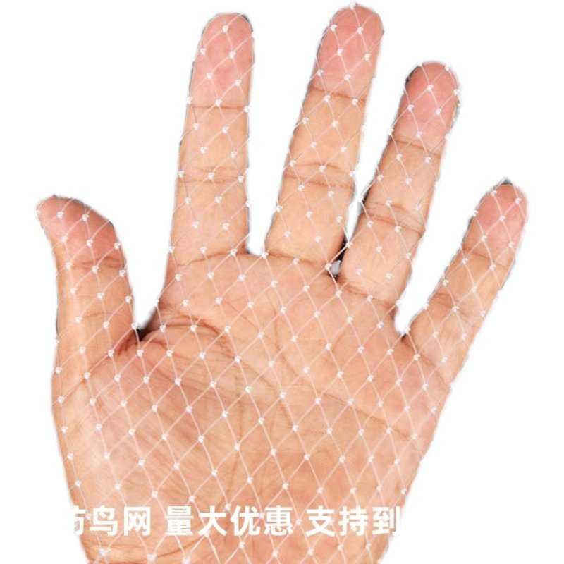 1厘米小网孔尼龙防鸟网防冰雹网果树防鸟网抗氧化防鸟丝网隐形