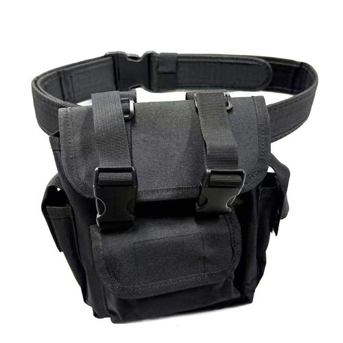 战术腿包户外绑腿挂包多功能战术腰包路亚包骑行腿挂包电工工具包