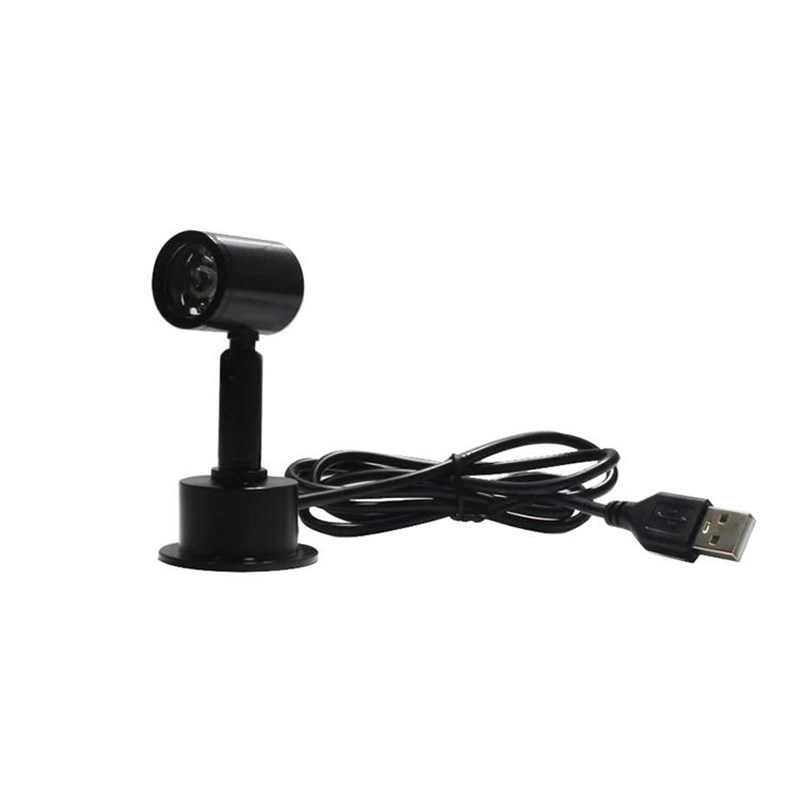 红绿蓝LED明装迷你USB插头小射灯3W展示柜珠宝酒柜氛围灯5V小夜灯