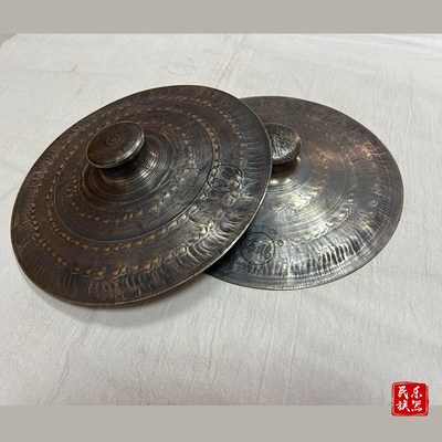 手工青铜黑大铙钹闭口25 28 30 33全套33纯铜老式35公分锣鼓法器