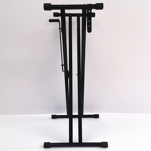 双管X型架子电子琴架 2.5方管加粗61键88键通用折叠琴架 电钢琴架