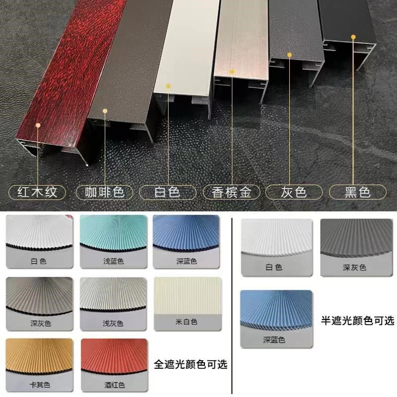 上下轨道推拉门双开免打孔蜂巢折叠门浴室隔断无轨蜂窝隔断门伸缩