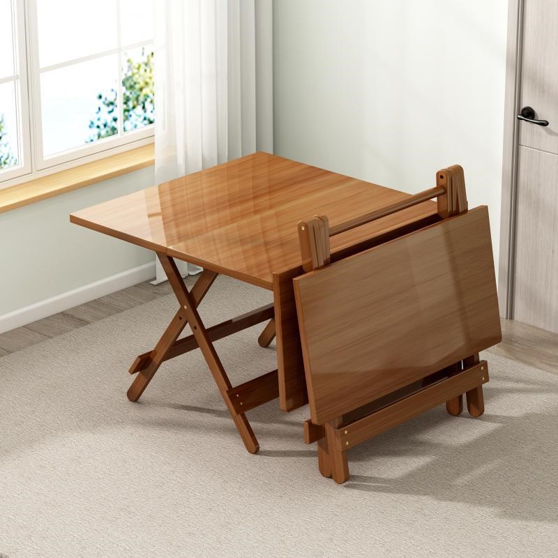 出租屋家用可折叠桌餐桌简易小户型租房方桌饭桌吃饭摆摊桌子