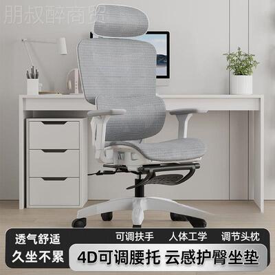 电脑镂空椅人WEL体工学椅升子降椅扶手透气办公椅舒适护腰靠背爆