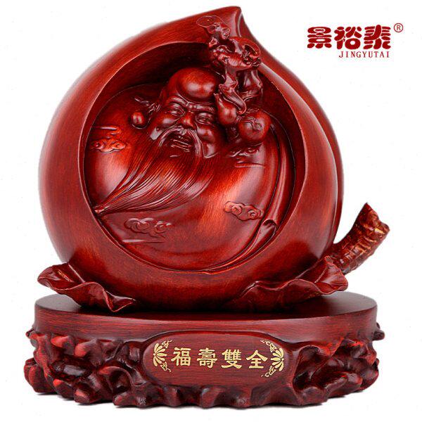 大寿桃摆件寿礼祝寿过寿老人礼品老年人生日礼物工艺品装饰品