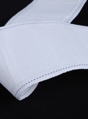 厂家供应 7CM涤带窗帘辅料配件  白色有纺窗帘四叉钩布带70米/卷