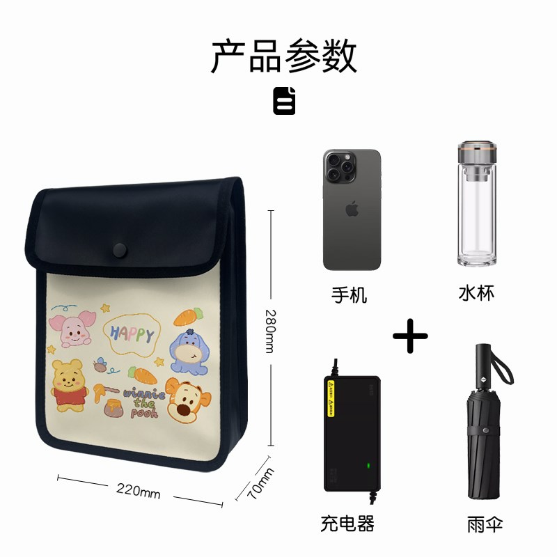 电动车挂物e包前置物兜电瓶车挂包充电器挂袋手机包雨衣收纳包防