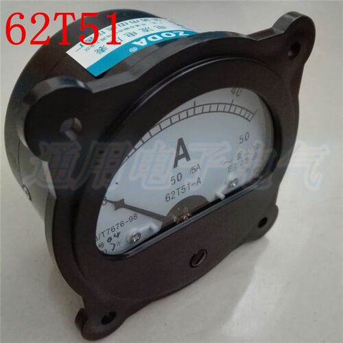 指针式交流电流表62T51-10A 30A 50A 100/5A 200/5A规格齐全80MM