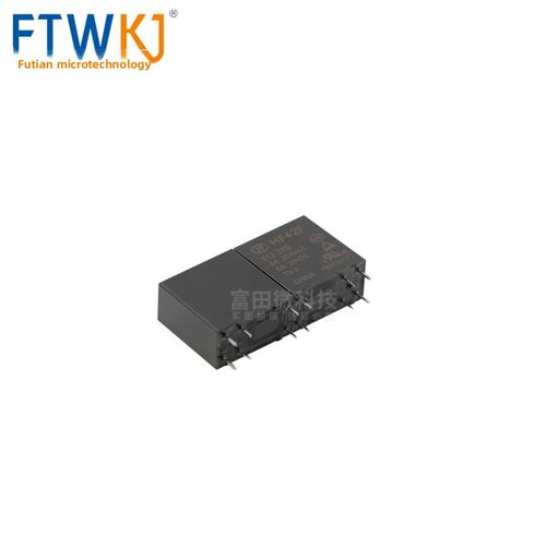 宏发继电器Hf42F-005/012/024-2Hs 2Hst 6针5A两组常开12V/24V