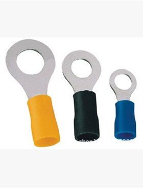 线鼻子绝缘压线端子o型圆环形冷压接线端子RV4-55MM孔4平方线