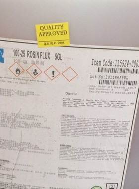 原装正品ALPHA阿尔法无铅焊剂 RF800免清洗环保助焊剂