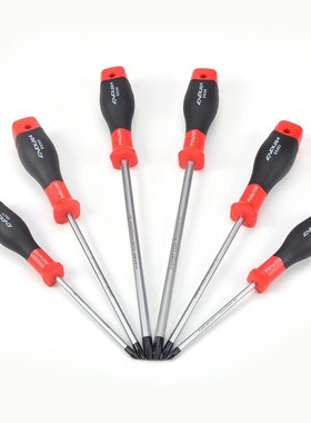 力易得十字S2橡塑柄螺丝批E6271 E6272 E6273 E6275 E6276 E6278