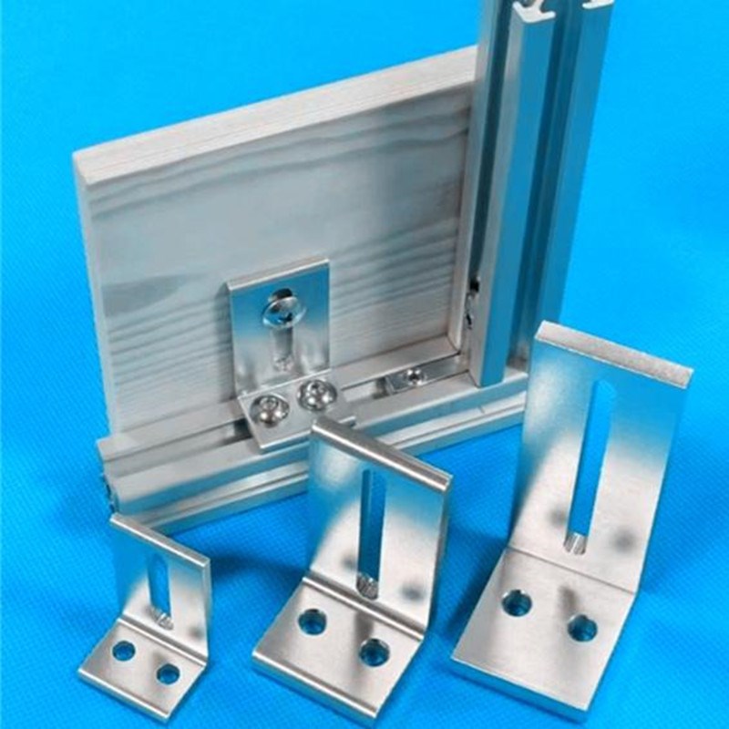 铝型材框架层板托支架202030304040型材外侧板材固定件木板连接件