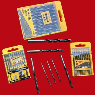 钻头2 黑人工具 直柄 不锈钢钻头 10.5mm麻花钻 M2白边黑槽麻花钻