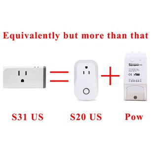 Sonoff S31智能家居wifi手机app远程无线遥控电量检测智能插座