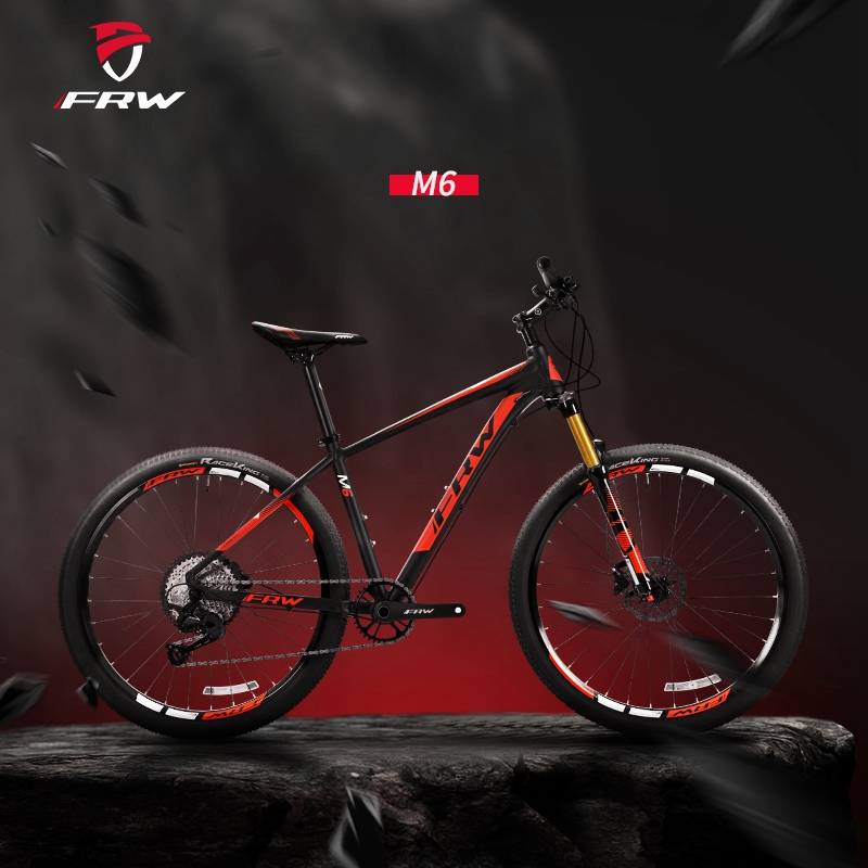 FRW福伦王M6意大利进口铝合金山地车成人变速27.5自行车单车赛车
