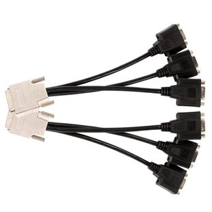 HDMI DVI 旌宇 一分三 VHDCI VGA 一分四转 多屏显卡连接线