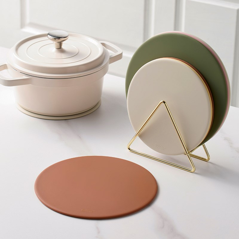 米立风物圆形硅胶防烫防滑垫子家用碗垫杯垫盘垫隔热垫餐桌垫锅垫