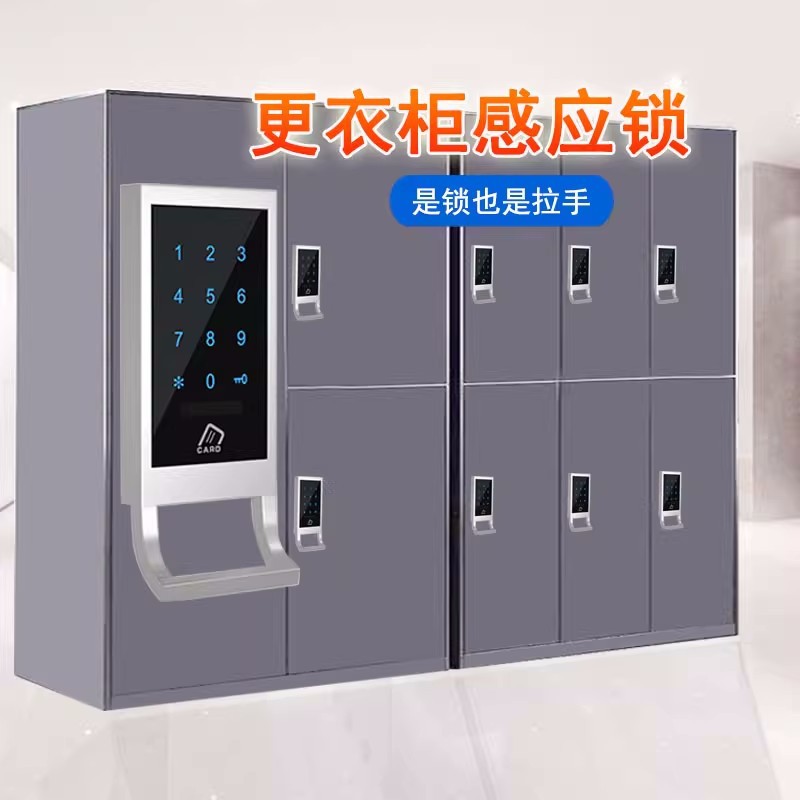 触摸电子密码锁桑拿锁浴室更衣柜门锁IC卡电子锁防水防盗感应锁