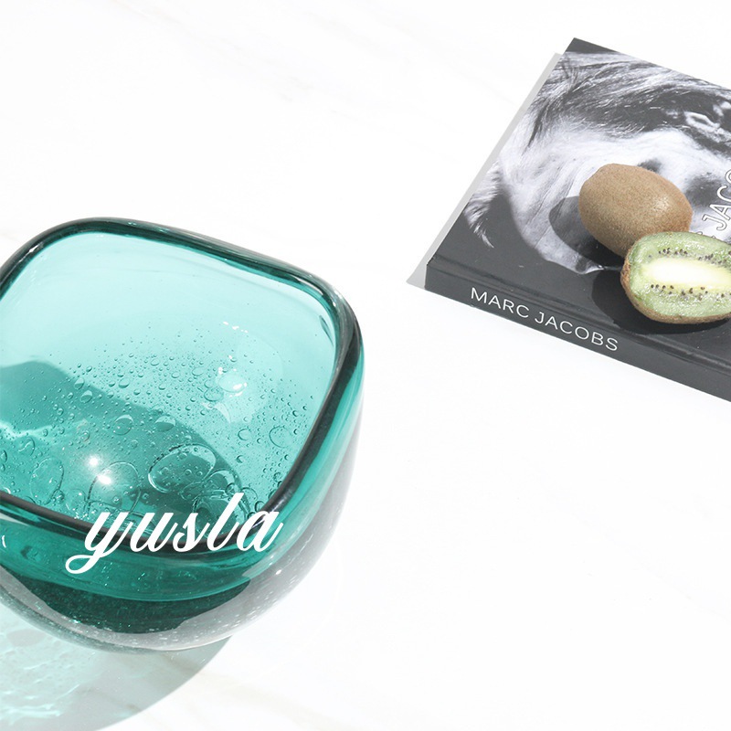 简约现代玻璃插干花瓶花器摆件餐桌面样板房间客厅茶几柜软装饰品