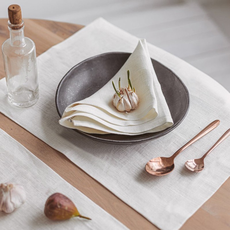 出口剩余 法国100o%纯亚麻布艺西餐垫 居家餐巾垫隔热餐厅餐盘桌