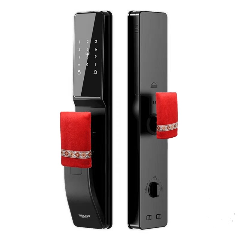 智能锁密码指纹锁保护套门把手套入户防盗门把手防撞防静电保暖套