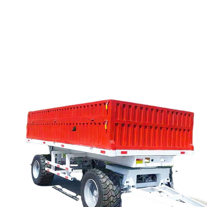 厂家拖拉机牵引拖车挂车农作物粮食运输车全挂自卸挂斗挂车