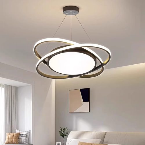 餐厅吊灯简约现代客厅主卧室饭厅餐桌吧台过道灯2025新款大气灯具